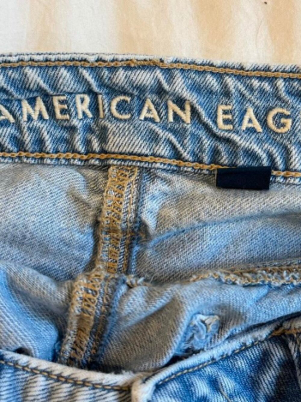 American Eagle retro washed denim short skirt - Picture 3 of 3
